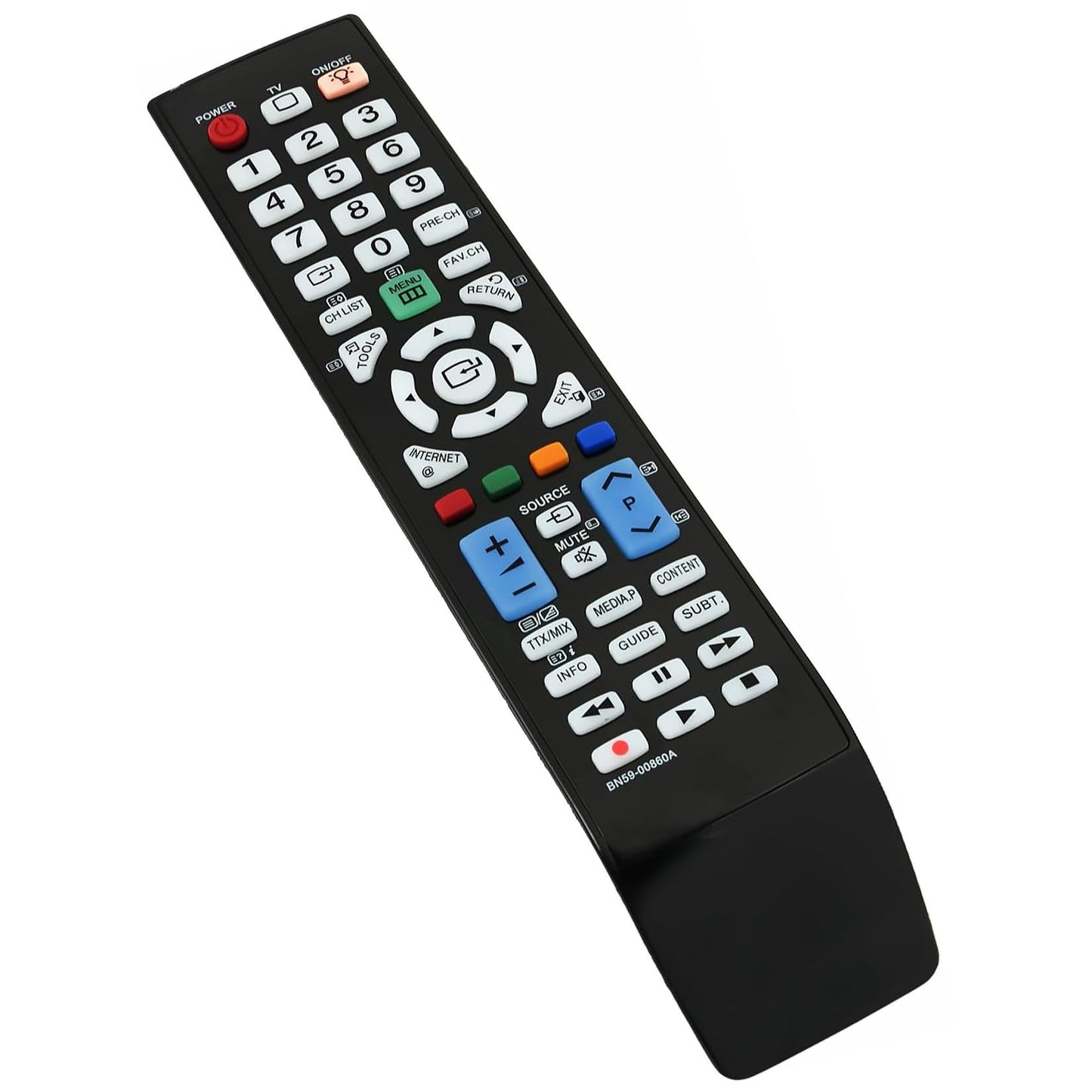 BN59-00860A Replace Remote Control Applicable for Samsung TV LN52B750 LN65B650 UE46D6510 UN32EH4500 UN46ES6100F UN32EH5300 LN40B750U1F LN46B750U1F
