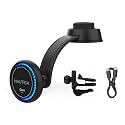 Nautica Turan QMAG Air - Wireless Magnetic Car Charger 15W with Cooling Fan and Ambient Light, Includes 4ft USB C Cable, Universal Phone Mount