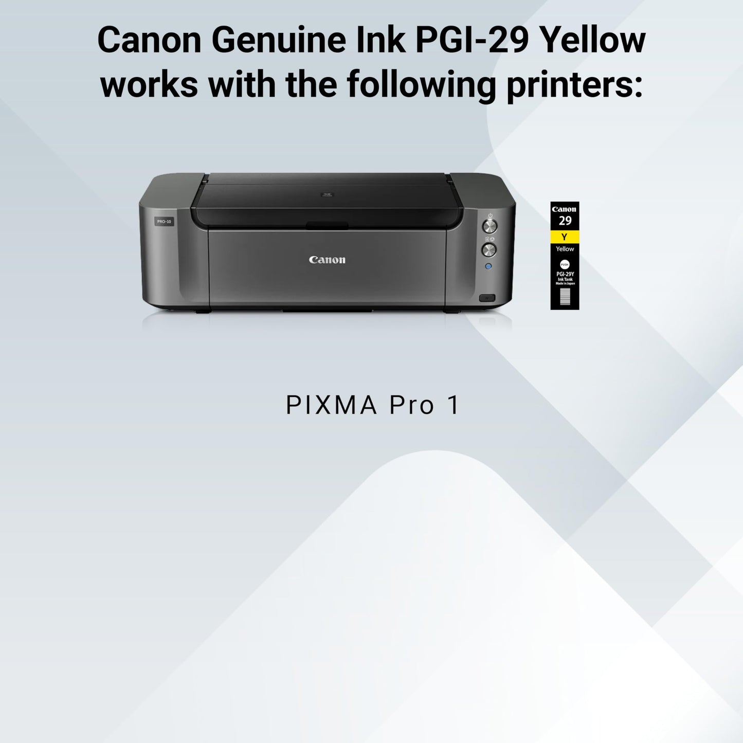 Canon PGI-29 Genuine Yellow Ink Tank, Compatible with PIXMA PRO-1 Printers