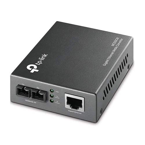 TP-Link Gigabit SFP to RJ45 Fiber Media Converter | Fiber to Ethernet Converter