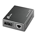 TP-Link Gigabit SFP to RJ45 Fiber Media Converter | Fiber to Ethernet Converter