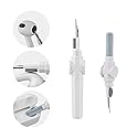 360° Rotating Cleaner Kit for Airpods Pro 1 2 3 Multi-Function Cleaning Pen with Soft Brush Flocking Sponge for Bluetooth Earphones Case Cleaning