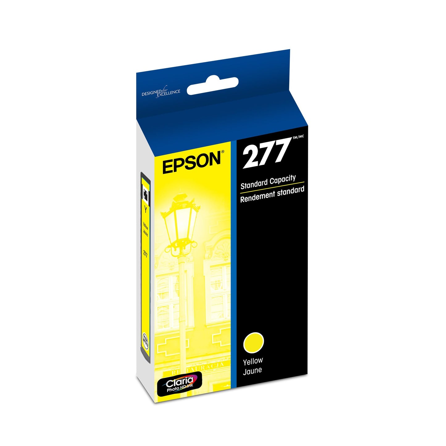 Epson 277 Claria Photo HD Ink Standard Capacity Yellow Cartridge (T277420) Works with Expression XP-850, 860, 950, 960, 970