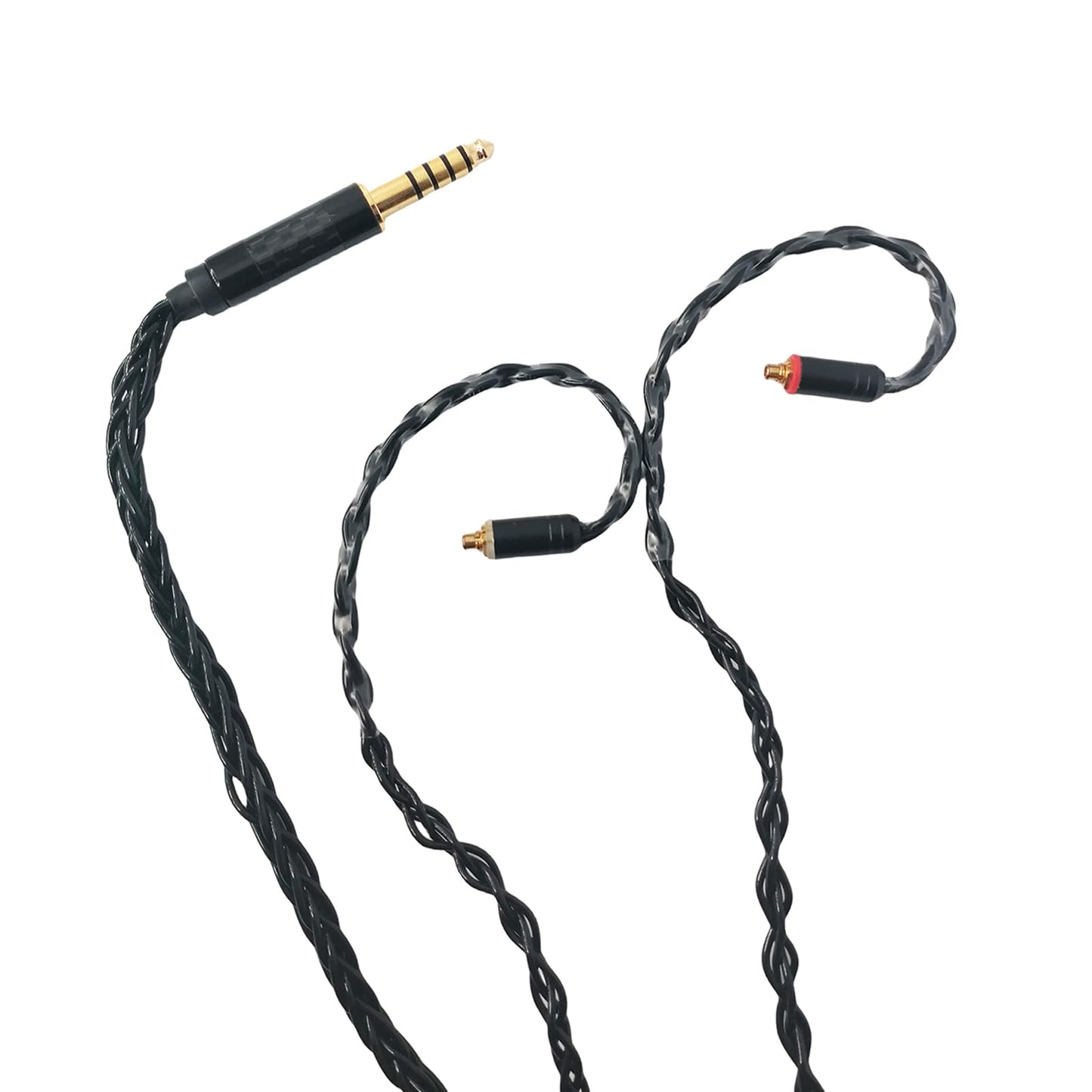 QZXYHYN HiFi in Ear Earphone Replacement Cable 8 Core Silver Plated Copper Upgrade Earphone Cable for Shure SE315 SE846 SE425 TIN Audio T2 Pro…