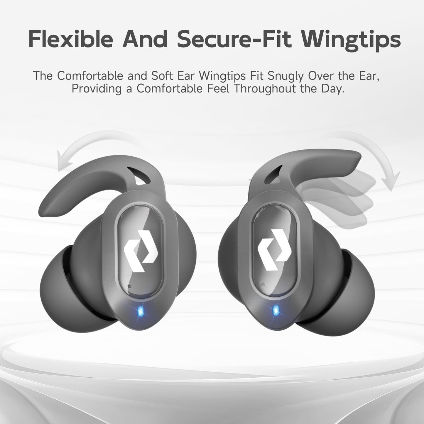 Wireless Ear buds Bluetooth Earbuds Wireless Charging Case Waterproof Headphones Built in Microphone Stereo Bass 64H Playback LED Power Display