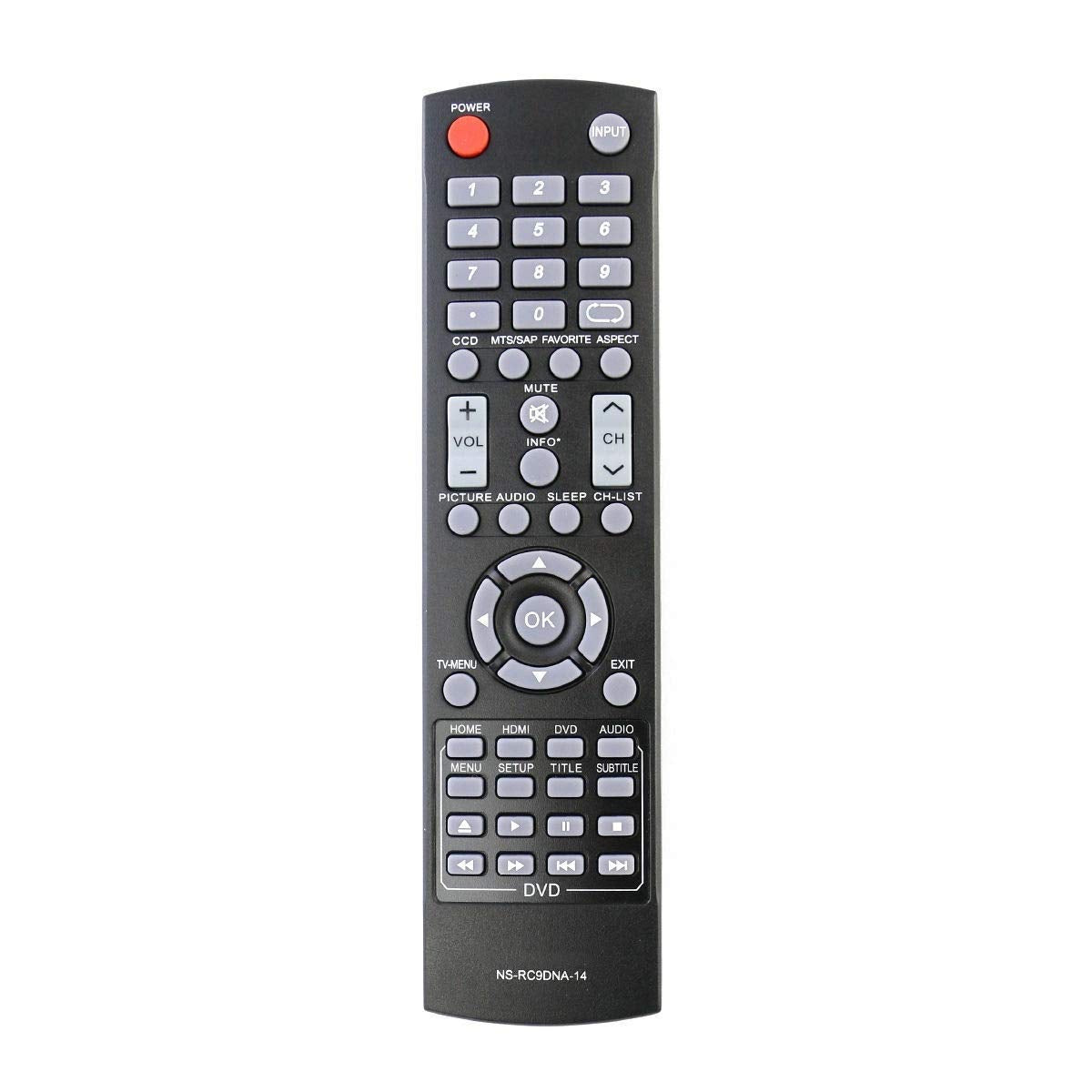 New - NS-RC9DNA-14 Remote for Insignia TV NS28DD310NA15 NS32DD220NA16