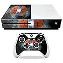 MightySkins Skin Compatible with Microsoft Xbox One S - Basketball Orb | Protective, Durable, and Unique Vinyl Decal wrap Cover | Easy to Apply