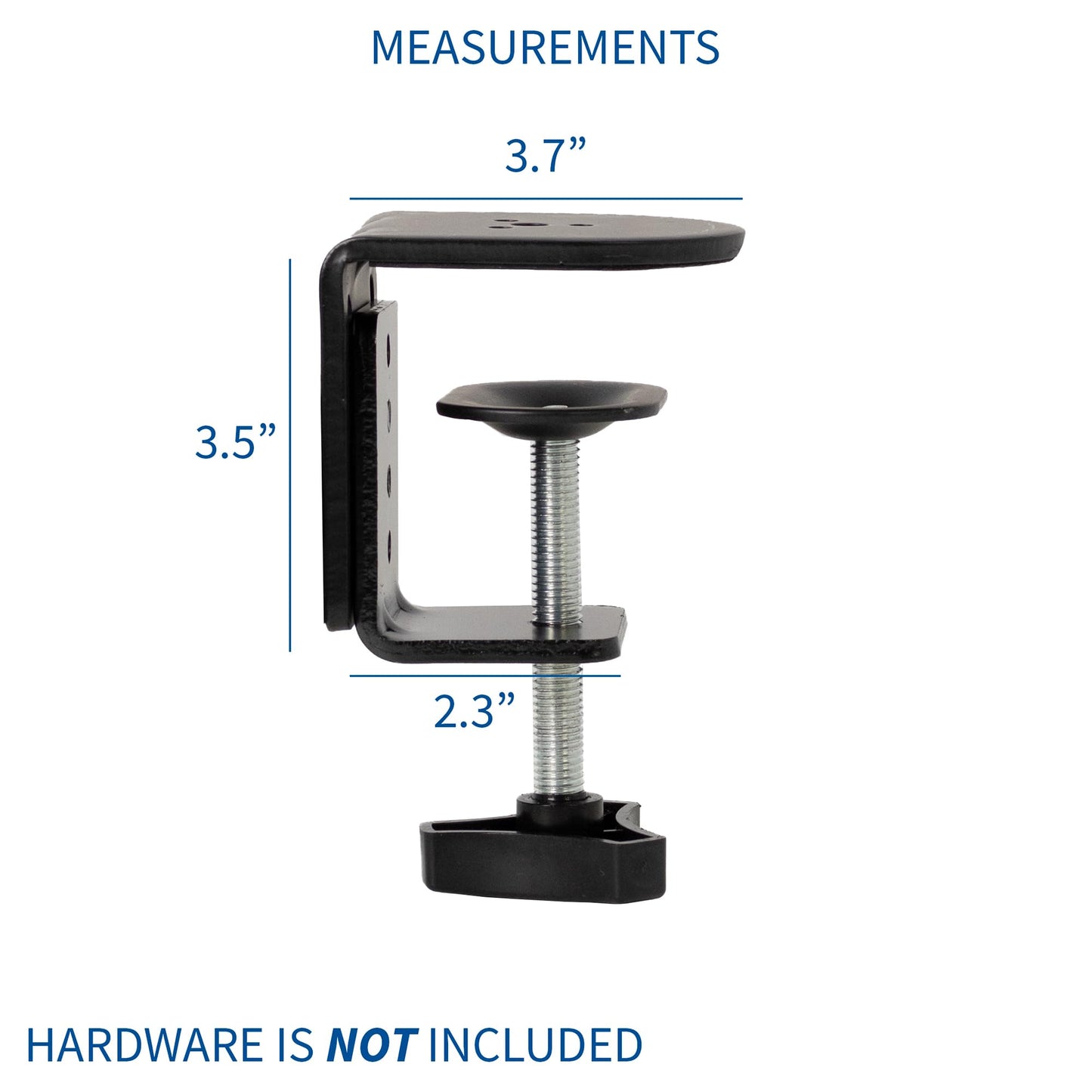 VIVO Heavy Duty Desk Clamp for Monitor Mount Desk Stand, No Scratch Universal Replacement C-clamp, Tabletop Surfaces up to 3.25 inches, Easy Install