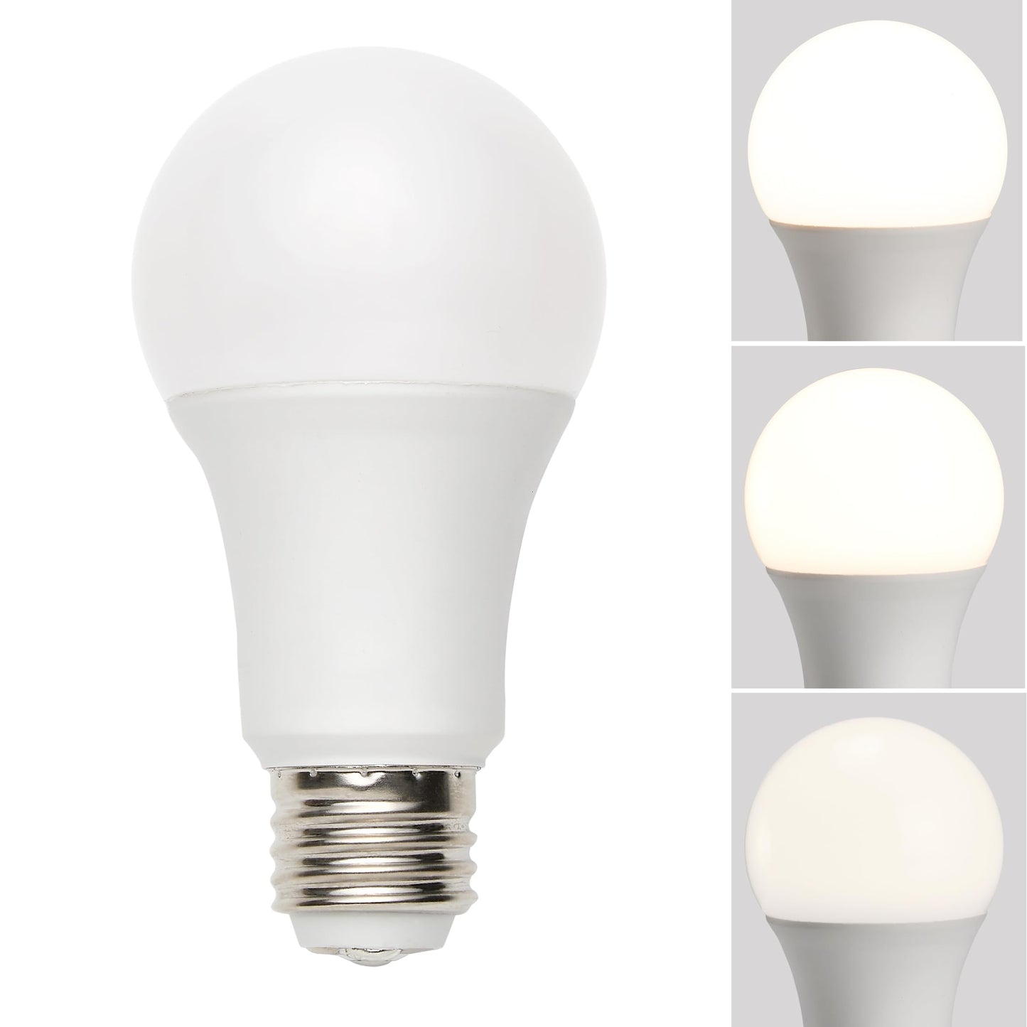 Maxxima 3-Way LED A19 Light Bulb, 2700K, 600/1200 / 1800 Lumens, 2 Pack