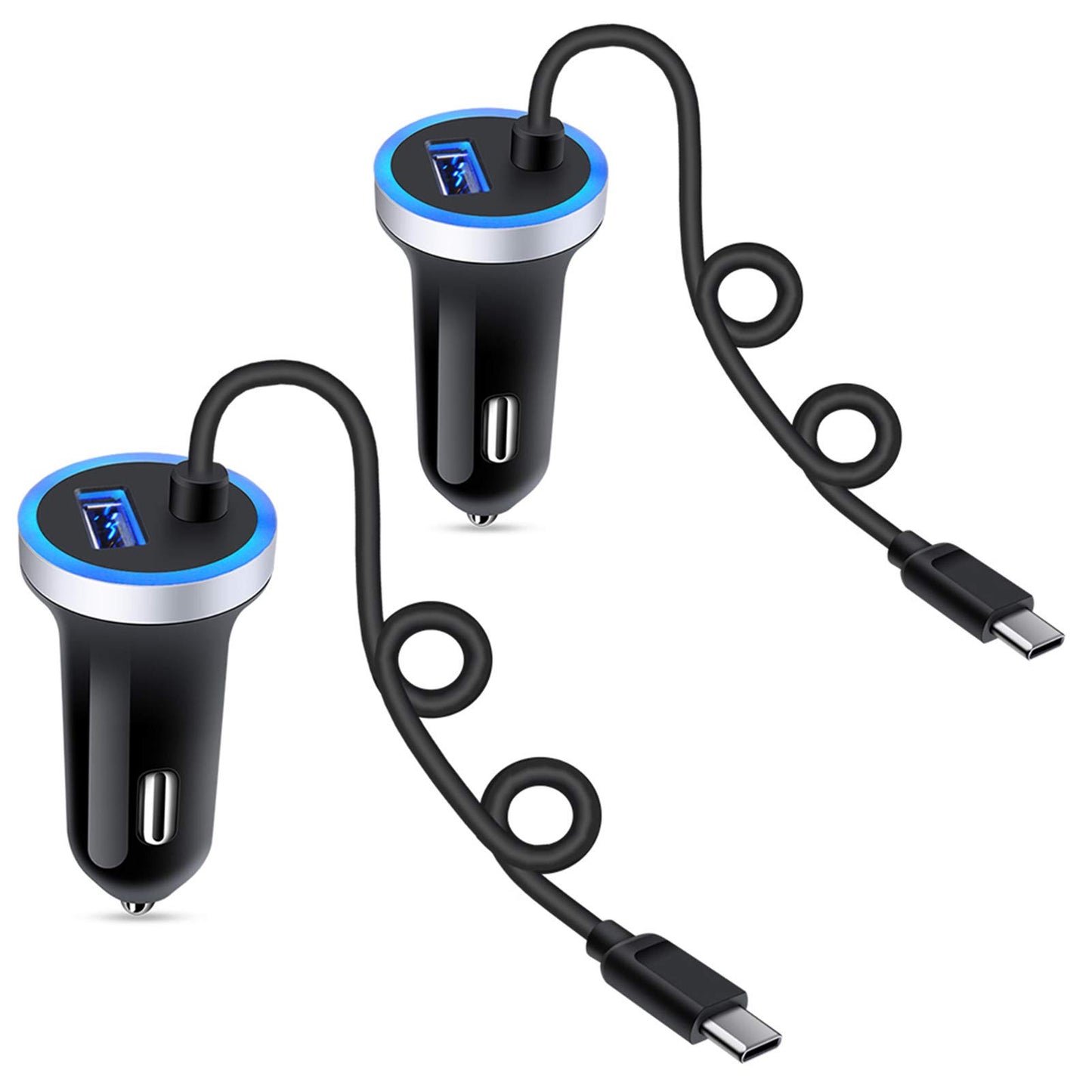Fast Car Charger for Samsung Galaxy A57 A37 S26 S25 S24 S23 S22 S21 A17 A56 A36 A26 A16 A15 A25 A35 A55 A54 A14 A53 Z Fold7 Z Flip7,3.4A USB C Car