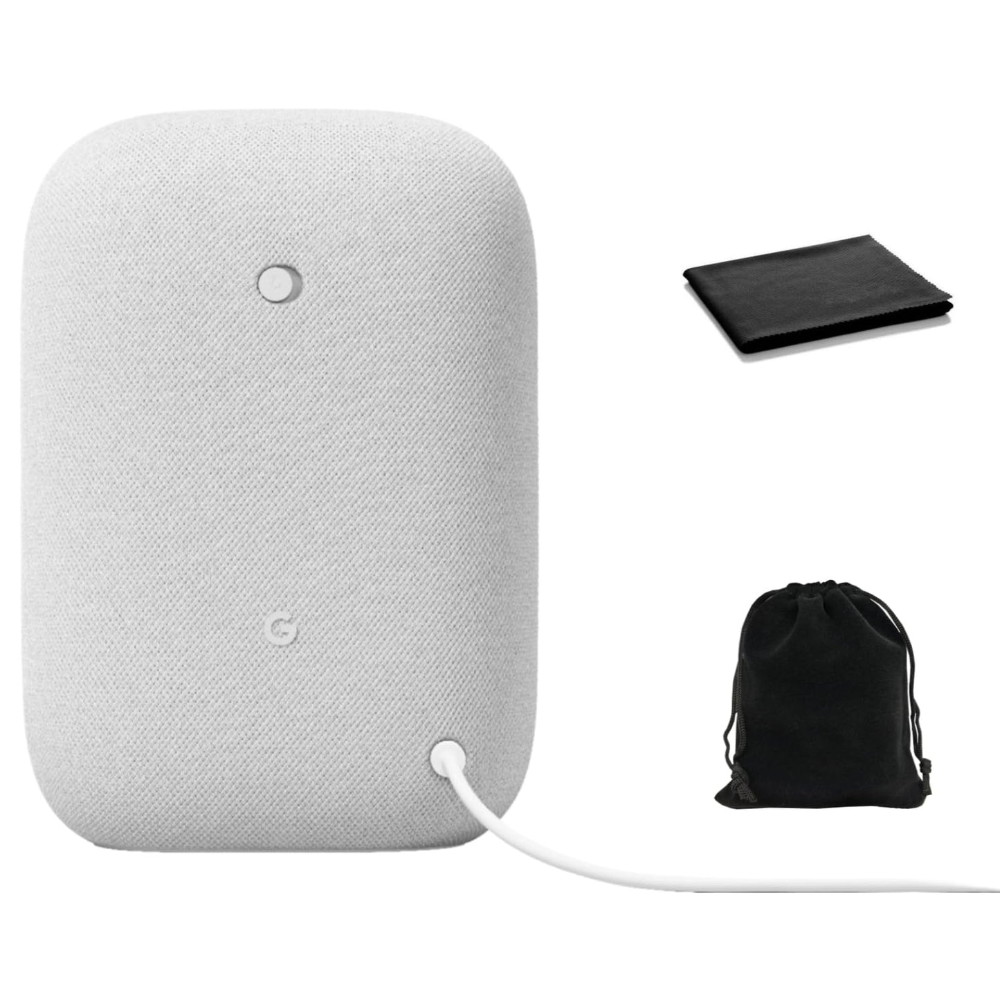 Google Audio Bluetooth Speaker - Wireless Music Streaming, Powerful Sound, Assistant Built-in, Wi-Fi and Bluetooth Connectivity, Smart Home Control