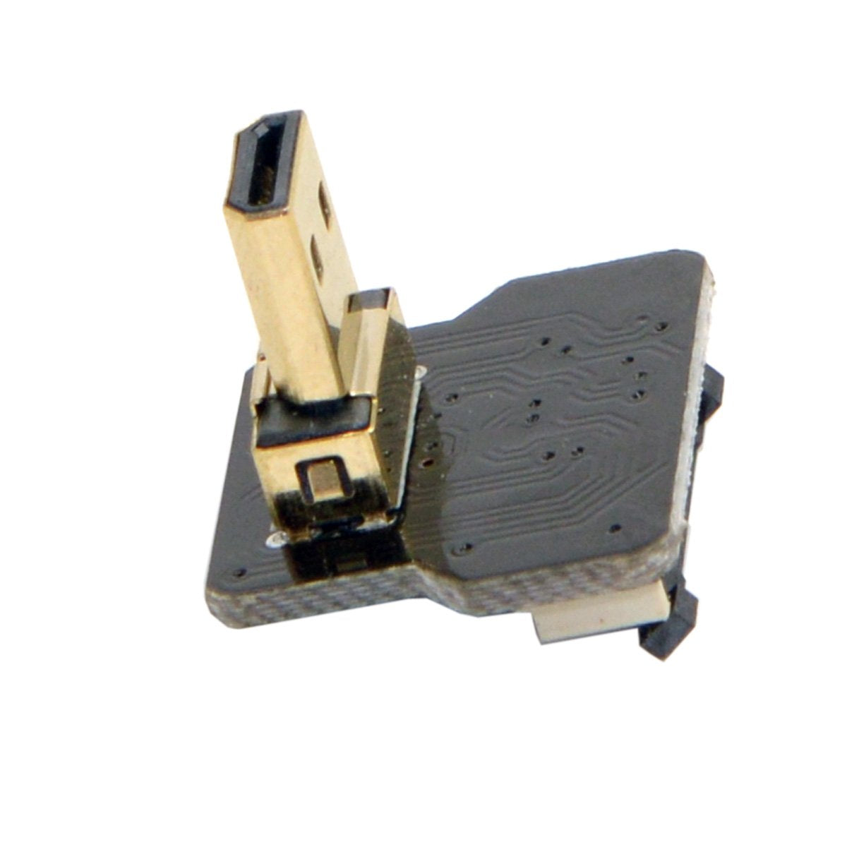 JSER CYFPV Micro HDMI Type D Male Up Angled 90 Degree for FPV HDTV Multicopter Aerial Photography