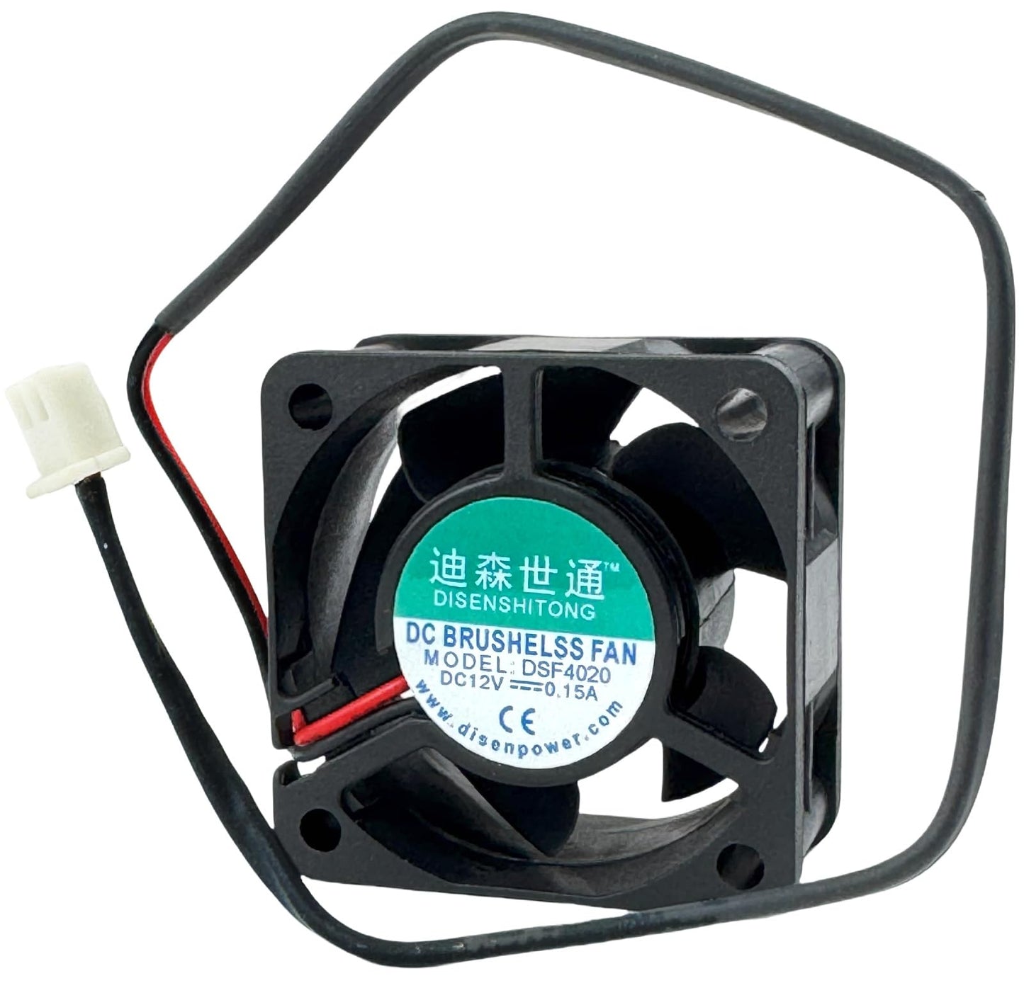 DC Brushless Cooling Fan DSF4020 DC12V 0.15A 2Pin 4CM 40×40×20mm
