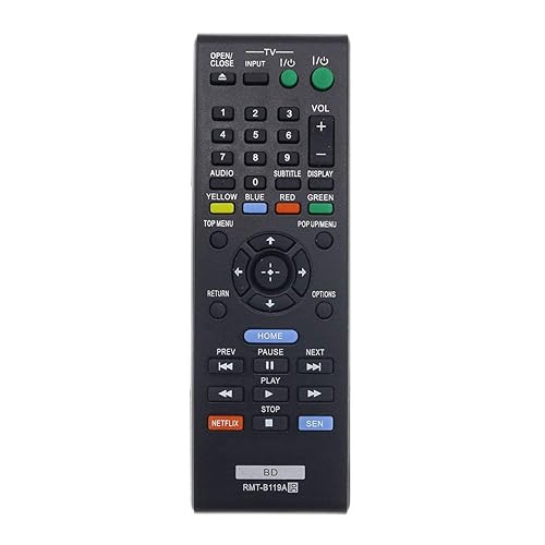 New RMT-B119A Remote Compatible with Sony Blu-Ray Disc DVD Player BDP-BX59 BDP-S390 BDP-S590 BDP-BX110 BDP-S1100 BDP-S3100 BDP-BX310 BDP-BX510