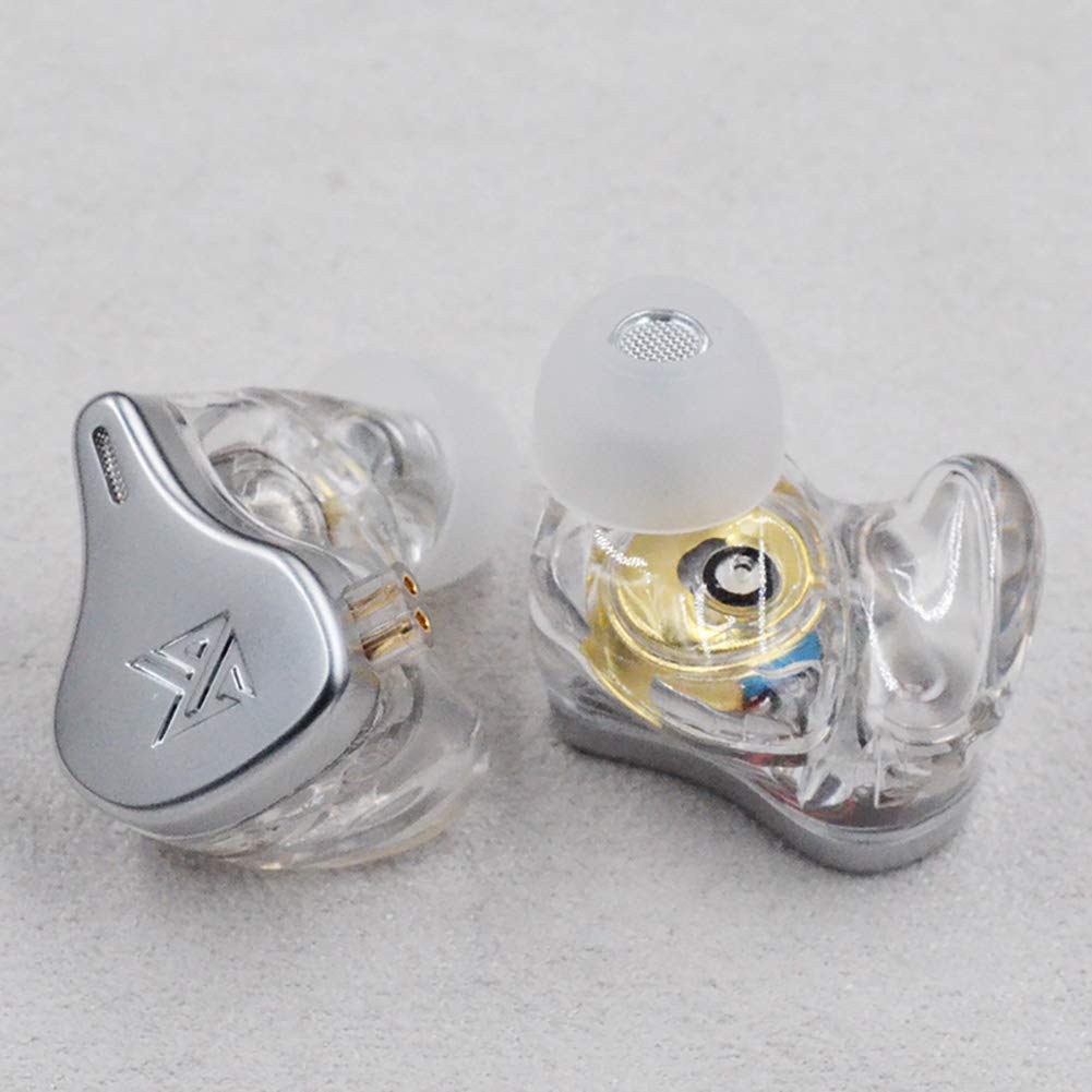 KZ DQ6 Array Type Three-Unit Dynamic in-Ear Headphone, HiFi Stereo Noise Isolating Sport IEM Wired Earphones/Earbuds/Headphones with Detachable Cable…