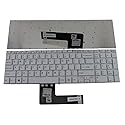 New Laptop Keyboard (Without Frame) Replacement for Sony Vaio Fit SVF152C29M SVF-152C29M SVF152C29L SVF15E, US Layout White Color