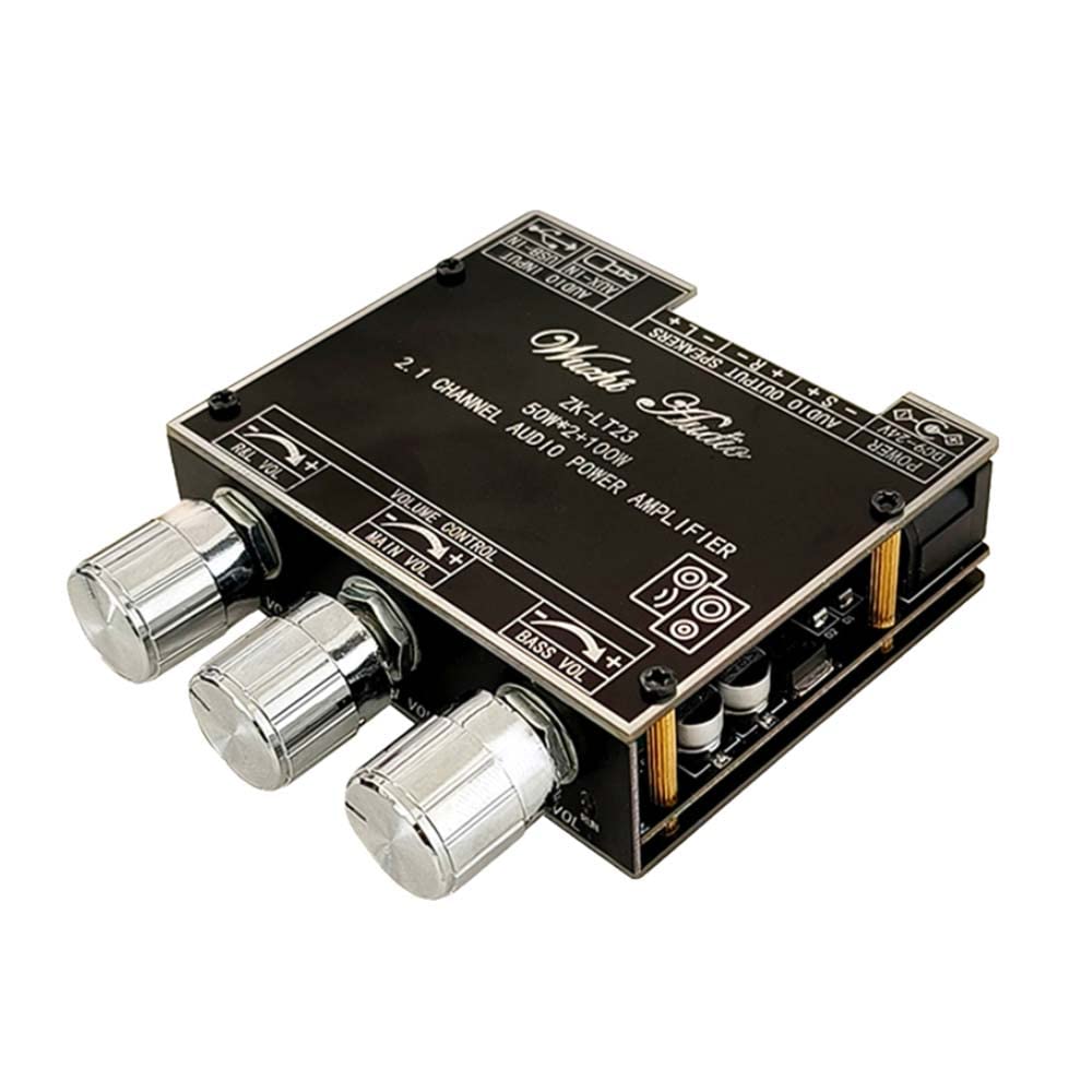 ZK-LT23 2.1 channel audio amplifier board module 50W+50W+100W subwoofer