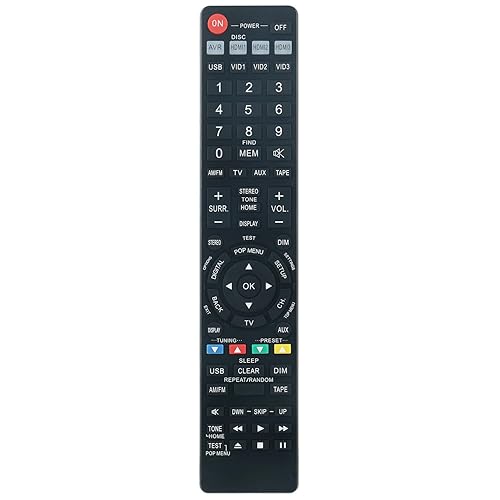 Replace Remote Control Compatible with Harman Kardon AV Receiver AVR700 AVR 700