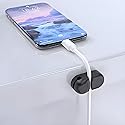 JacobsParts 2-Clip Multi USB Cable Organizer Cord Management Charger Clip Wire Holder for Desktop Office Home Nightstand