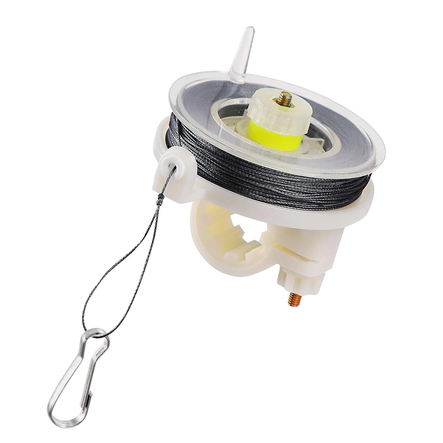 Trip Alarm Co Kevlar Tripwire 85ft Reusable Reel - Silicone Coated Wire Cord for Perimeter Trip Alarm - Lightweight, Military-Grade Silicone Wire for