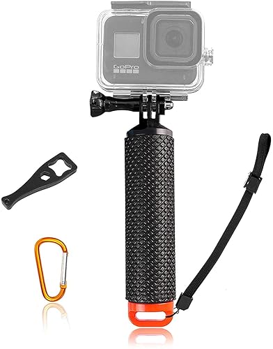 YonGoo Waterproof Floating Hand Grip Compatible with Gopro Hero 11 10 9 8 7 6 5 Max Session 4 3+, Handle Mount Accessories for Fusion, DJI Osmo Action