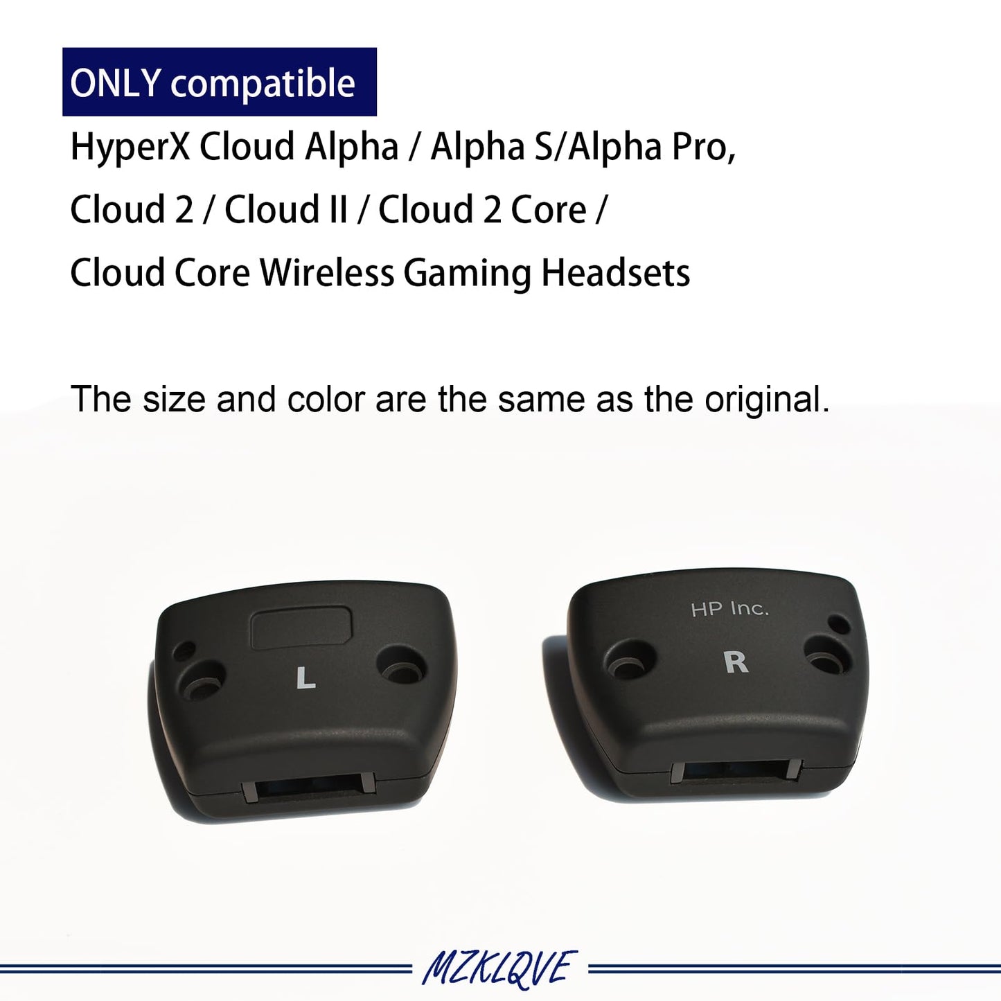 Cloud Alpha Hinge Clamps - Replacement Hinge Side Buckles Parts for HyperX Cloud Alpha/Alpha S/Alpha Pro, Cloud 2/Cloud II/Cloud 2 Core/Cloud Core