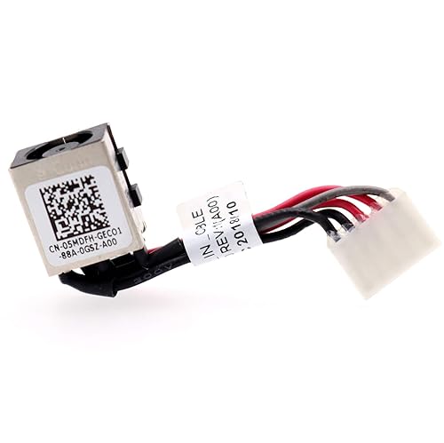 Deal4GO DC Power Jack Cable Charging Port 5MDFH 05MDFH DC30100ZD00 Replacement for Dell Latitude 5480 5488 5490 5495