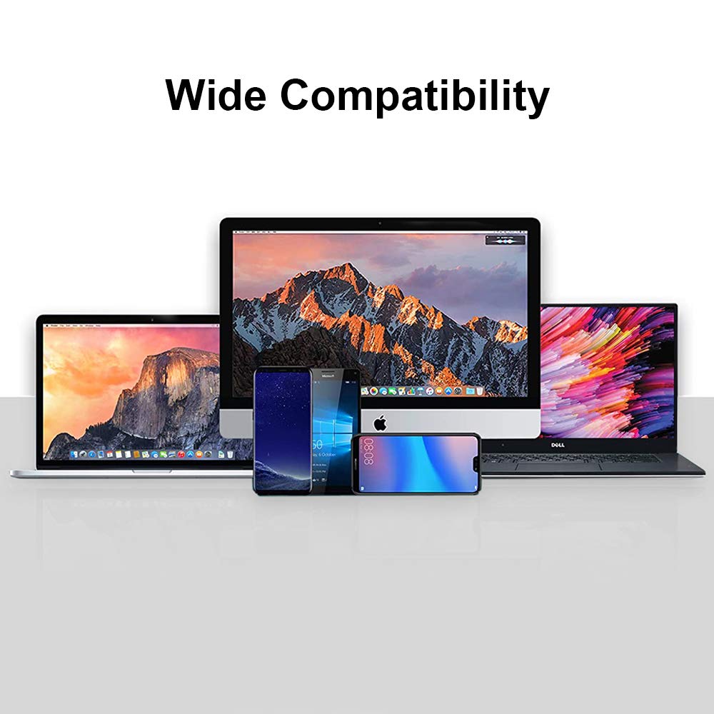 Upgrow USB C to DisplayPort Cable 4K@60Hz 6FT for Home Office USB C to DP Cable Compatible with MacBook Pro/Air, iPad Pro with USB-C Port