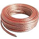 Cableague 16AWG Speaker Wire,16 AWG Gauge Speaker Wire Cable 100 Feet Great Use for Home Theater Speakers and Car Speakers