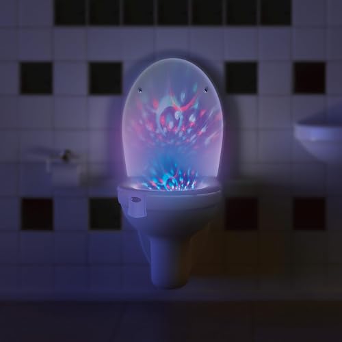 Toilet Disco Speaker, Motion Activated Light, Turn Your Late Night Bathroom into an Awesome Experience, 4 Awesome Lights to Optimize Your Fun