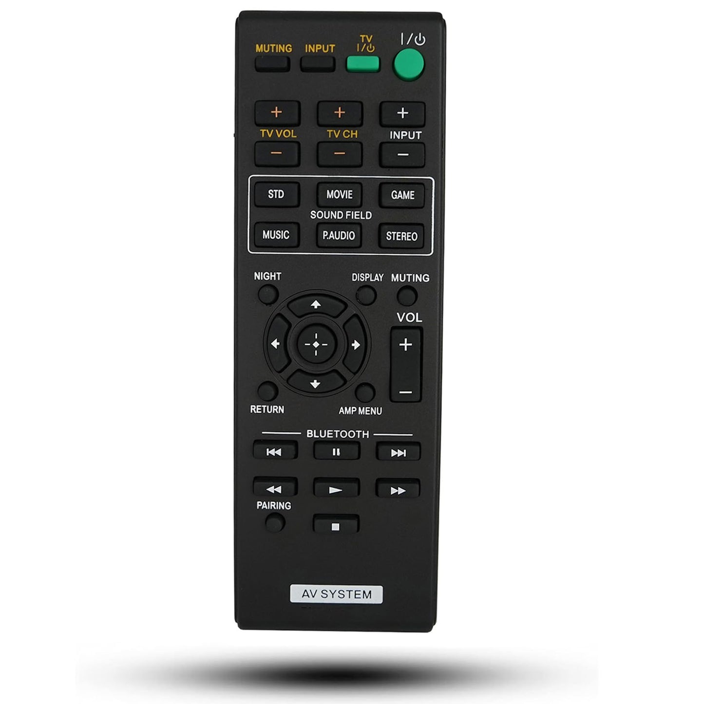 Replacement Remote Control fit for Sony RM-ANP109 RM-ANP105 149224811 2.1 Channel Surround Sound Bar Home Theater System