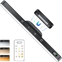 WILLED 3W Rechargeable Light Bar with Romote Control,3 Colors Adjustable Mirror Lights with 120 LED,2000mAh Battery Makeup Light, Magnetic Stick On