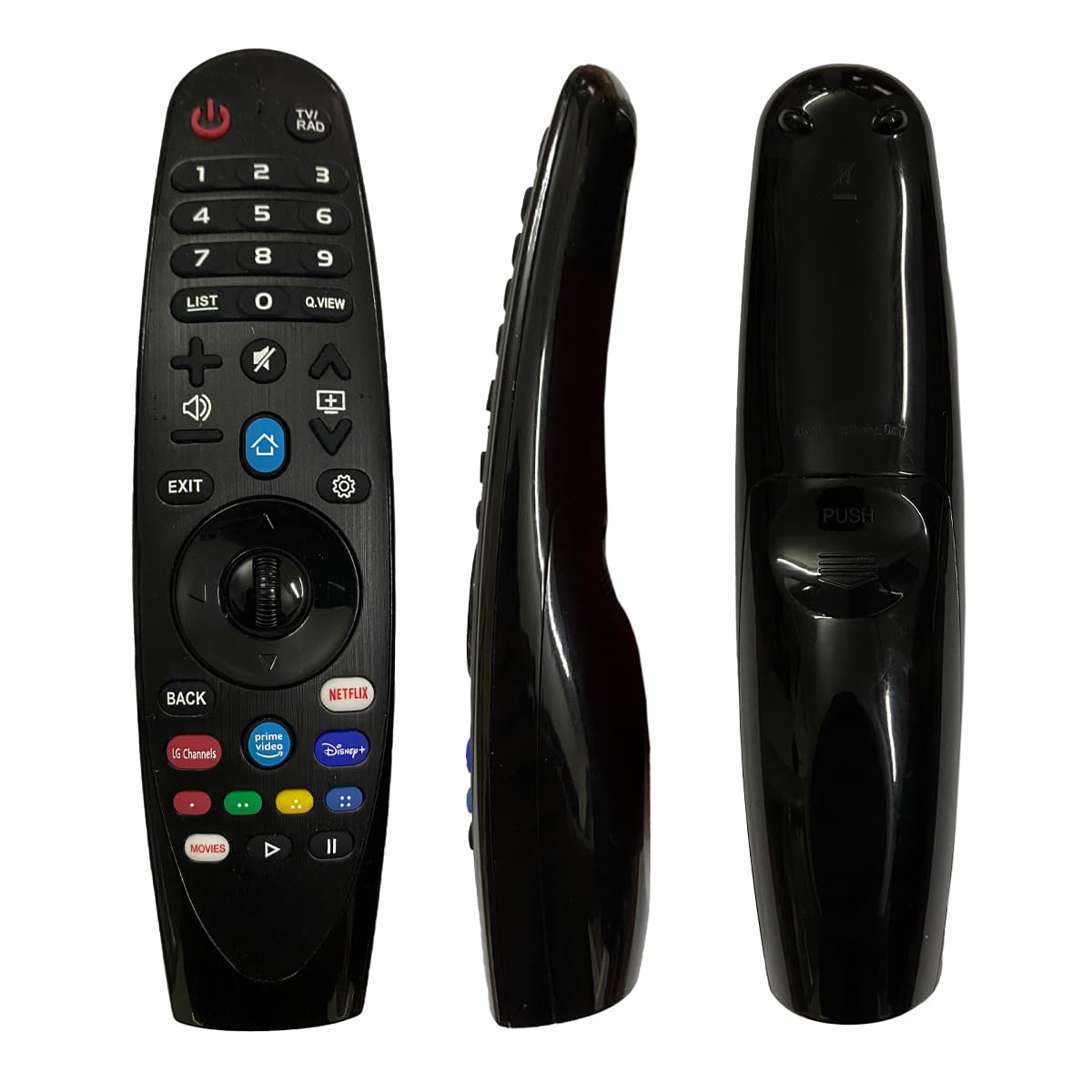 Replacement IR Remote for LG Smart OLED TV 43NANO75UQA 50NANO75UQA 55NANO75UQA 65NANO75UQA 70NANO75UQA 75NANO75UQA 86NANO75UQA 43UQ7590PUB 50UQ7590PUB
