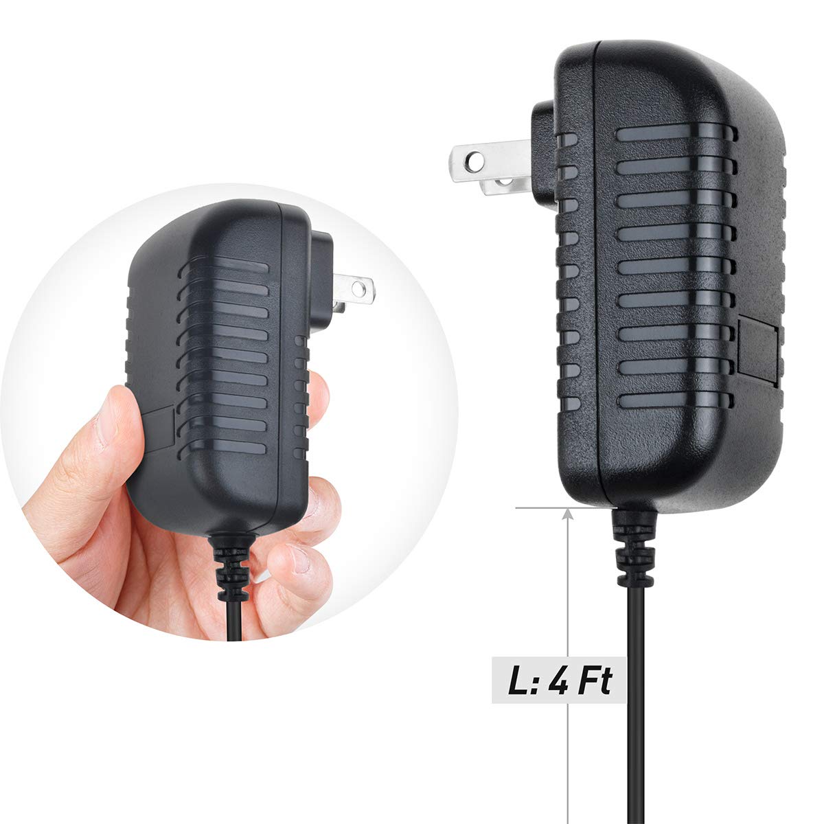 SupplySource 13.8V AC/DC Adapter Replacement for Uniden AD-1009 AD1009 BCT15 BCT15X Trunktracker III BCD996P2 Bearcat Digital Mobile Scanner DC13.8V…