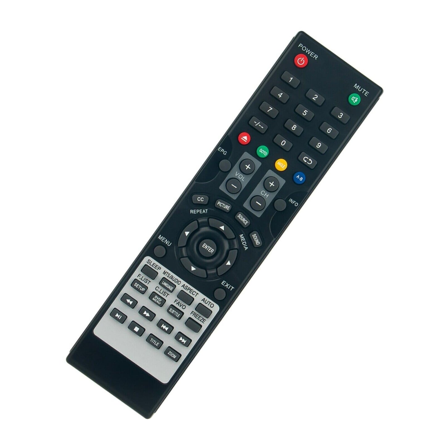 New Replace Remote Control Compatible with Supersonic TV/DVD Combo SC-2412 SC-1312 SC-1512