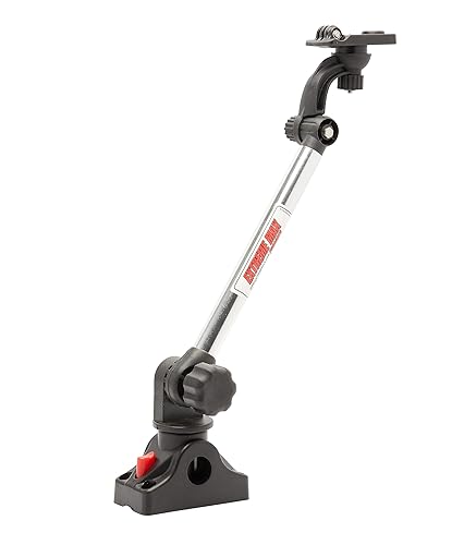 Extreme Max 3006.8672 Standard Mounting Arm Boat/Fishing Rod Holder for GoPro Camera - Up to 13" Reach