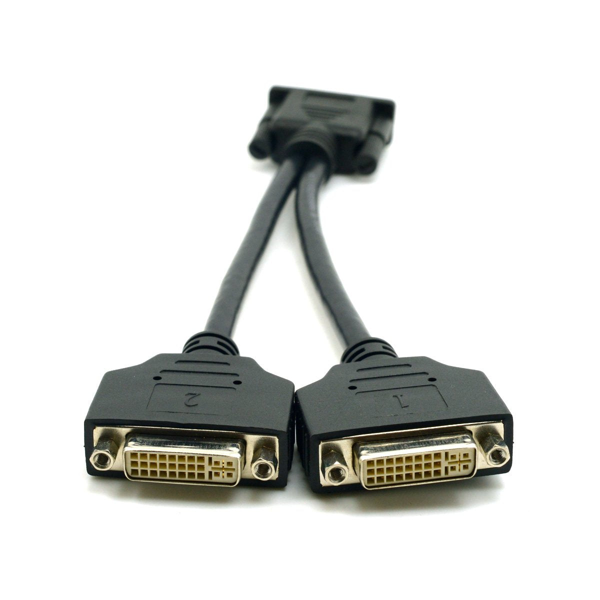 chenyang DMS-59Pin 1 to 2 DVI 24+5 Splitter Extension Cable for PC Graphics Card