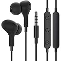 3.5mm Earbuds Wired Earphones in Ear Headphones w Microphone Compatible with Samsung Galaxy A13 A12 A03s A02s A52 A11 A10e S10 S9, Moto G Power G…