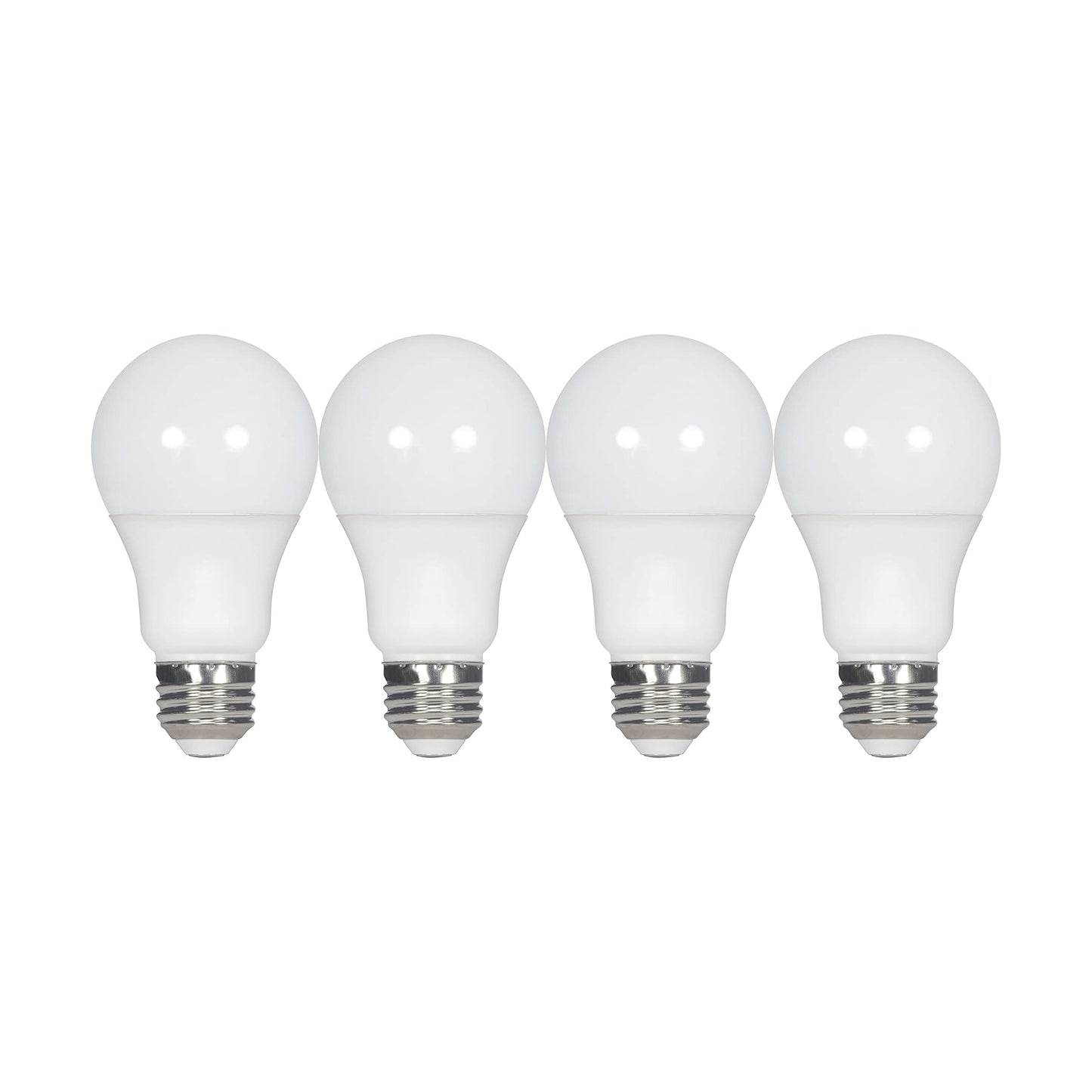 Satco 60W Equivalent Warm White A19 Medium LED Light Bulb (4-Pack) - 1 Each