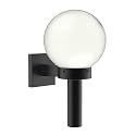 Progress Lighting Acrylic Globe 1-Light Shatter-Resistant Acrylic Shade Modern Outdoor Wall Lantern Light, Outdoor, P5626-60, Matte Black