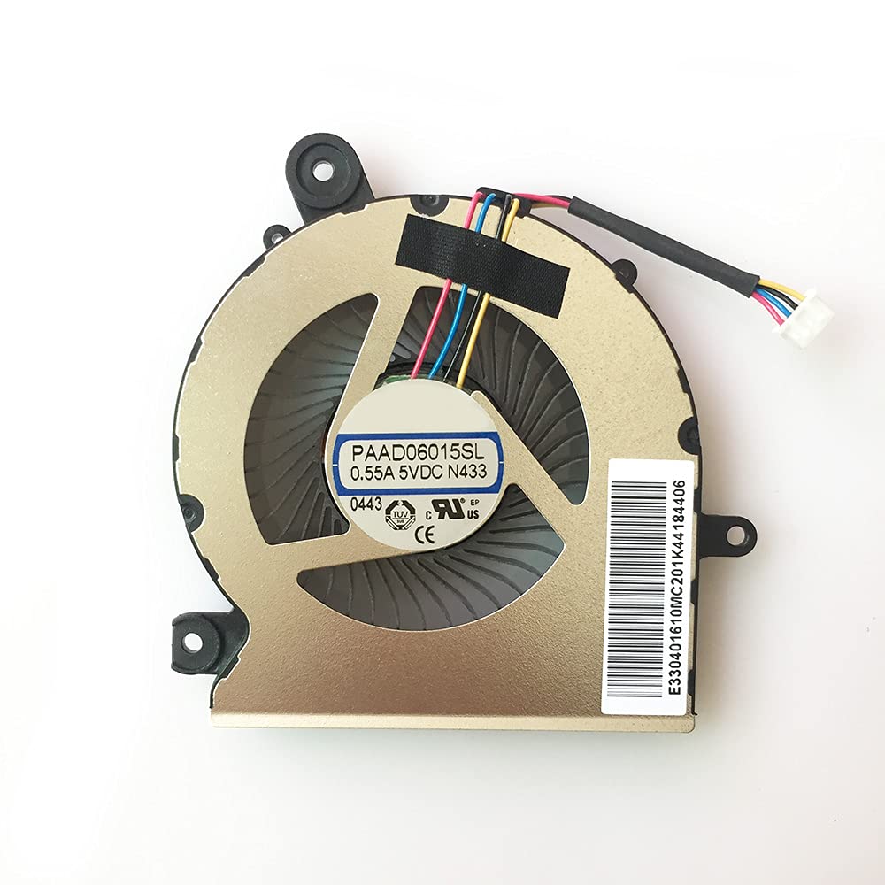 (Right Side) New GPU Cooling Fan Intended for MSI GF65 Thin 9SD 9SE 9SX 10SX 9SEXR 10SDR 10SER Series PAAD06015SL N433 DC5V (GPU Fan)