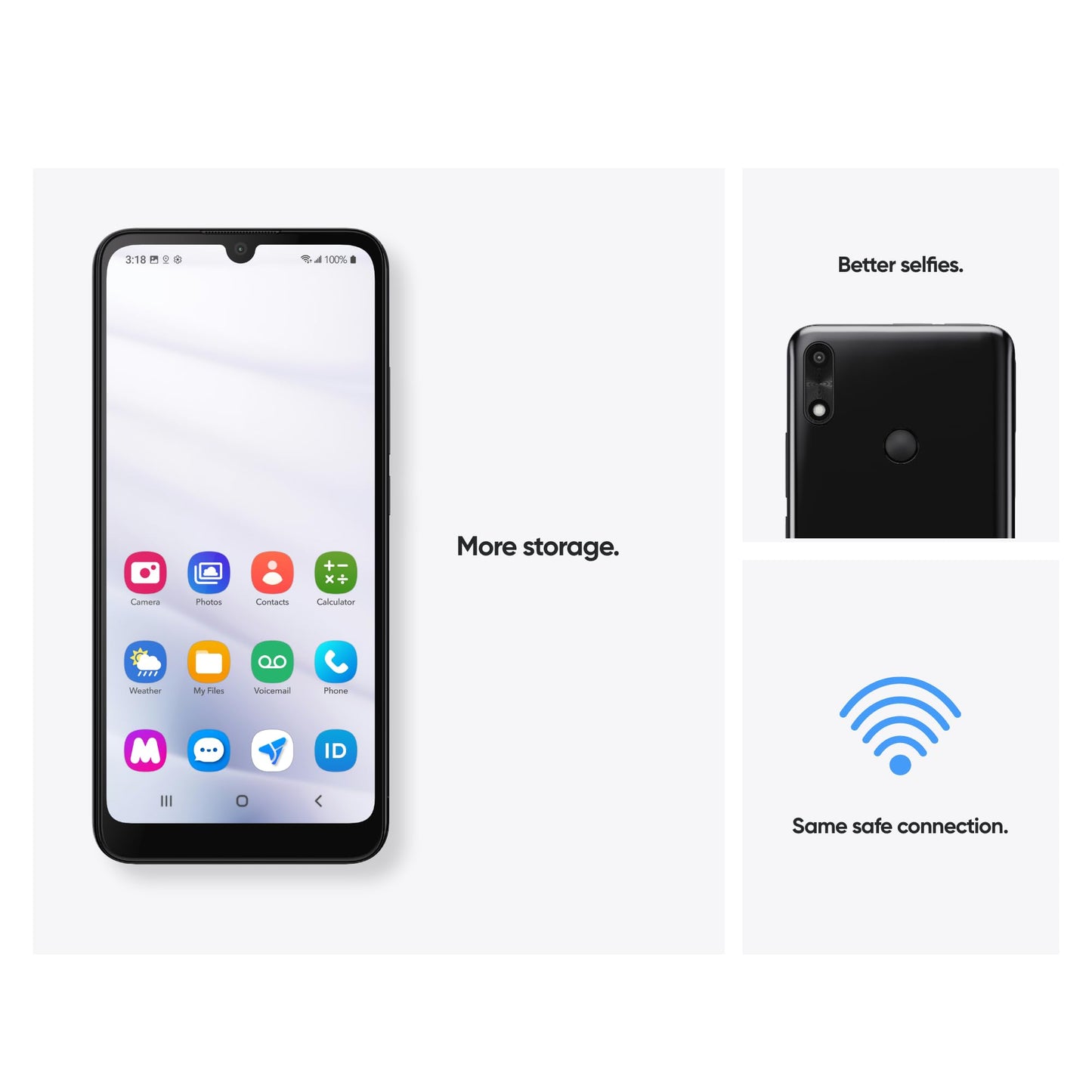 Gabb Phone 4 - Kids Phone, GPS Tracker, No Internet, Black