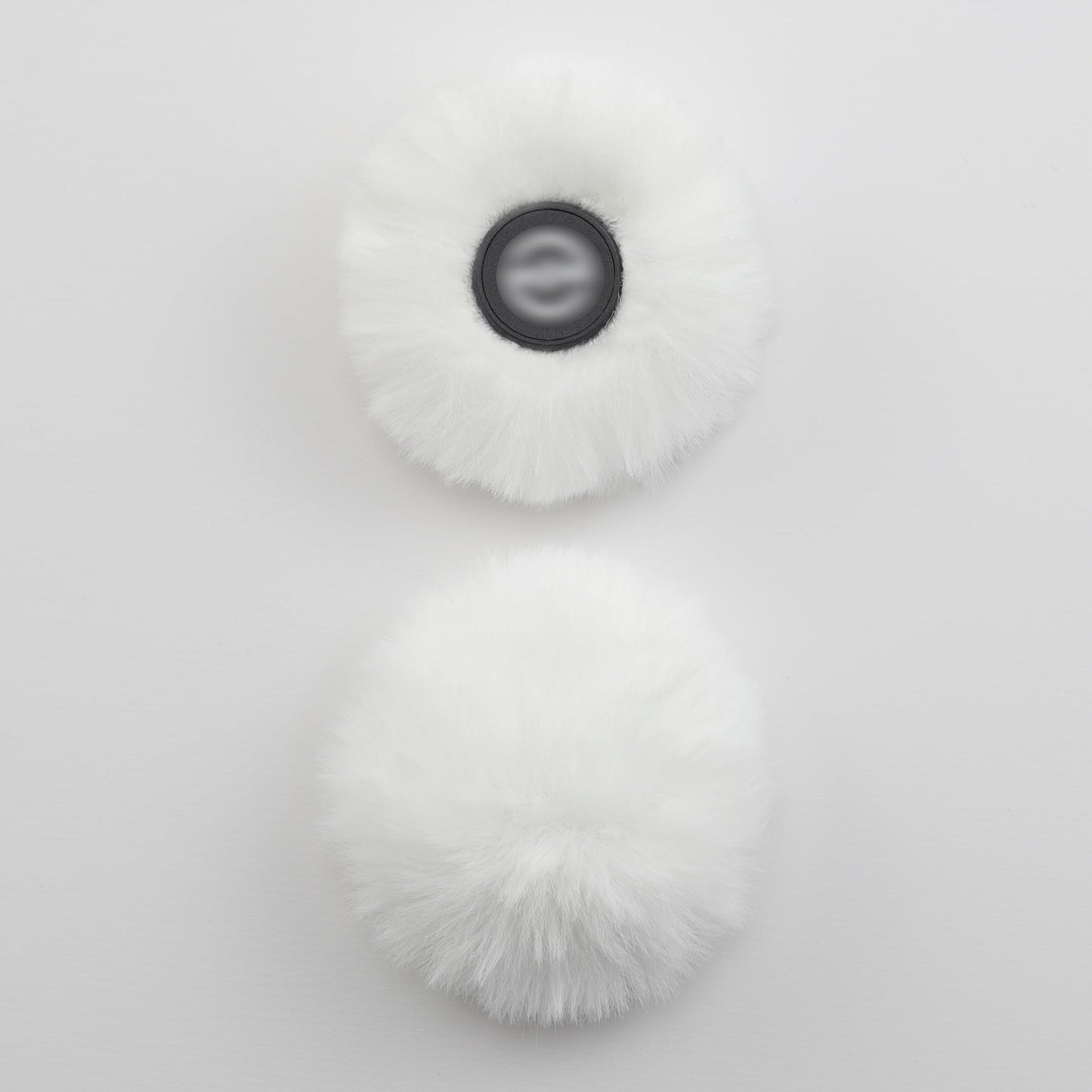 LEFXMOPHY 2-Pack Furry Windscreen for Hollyland Lark M2 Transmitter, White Microphone Furry Wind Screen