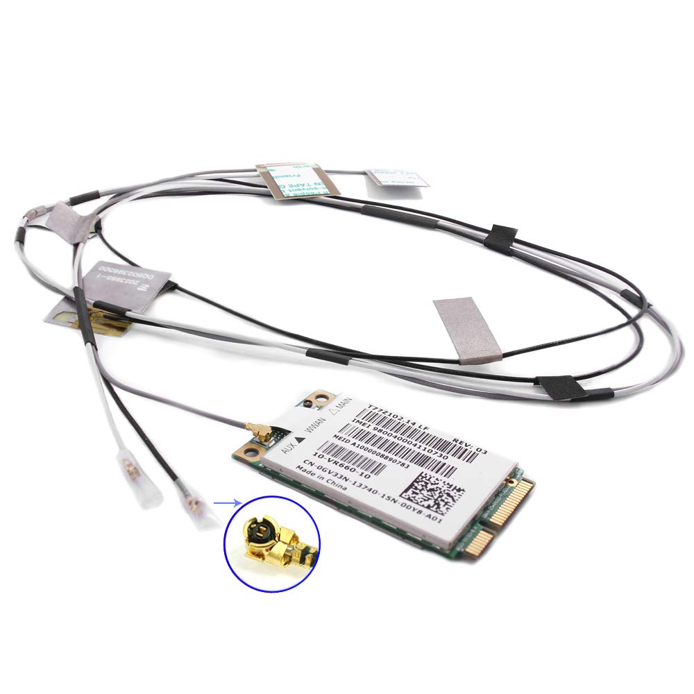 3PCS 2.4/5G Dual Frequency Internal High Gain WiFi Antenna U.FL IPEX Jack for Intel 6300 BCM94360CD BCM94331CD MC7355 MC7750 MC7700 Module