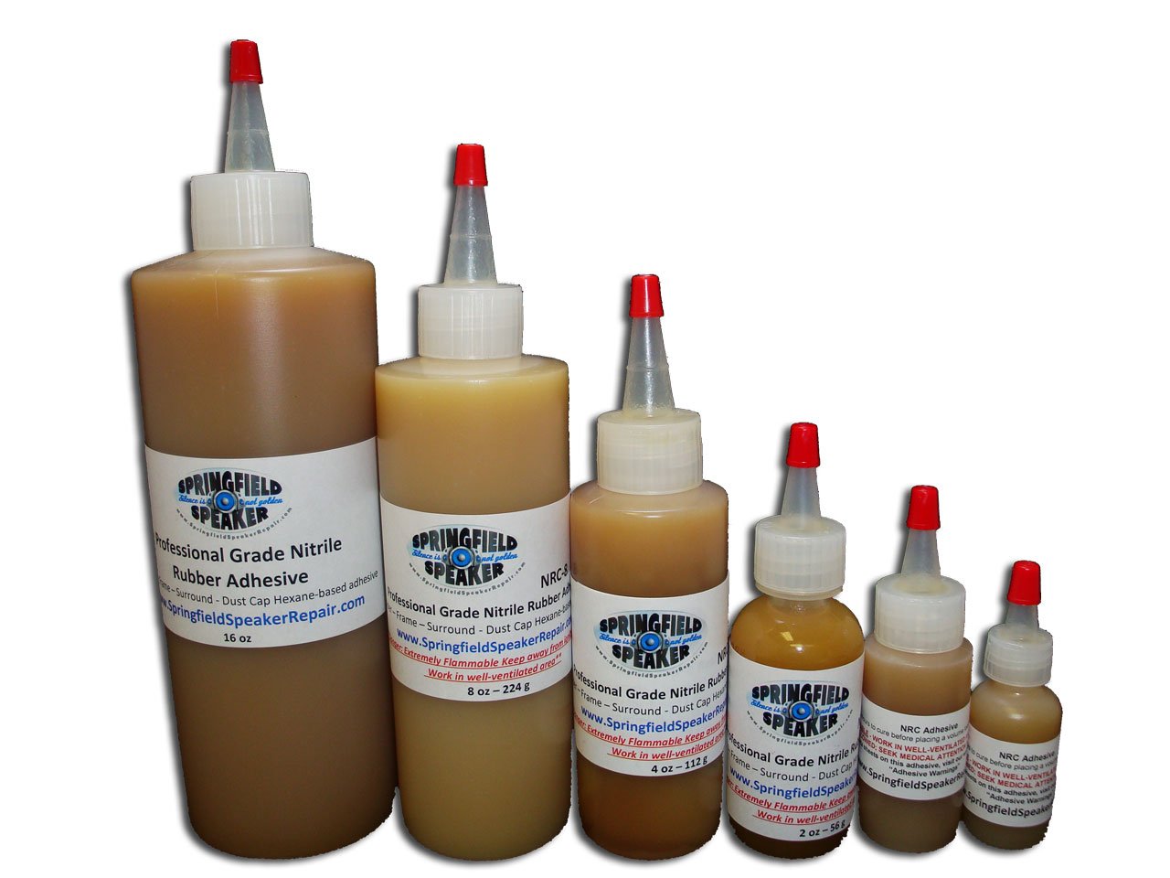 Pro-Grade Heavy-Duty Nitrile Rubber Speaker Repair Adhesive Glue (2 oz)