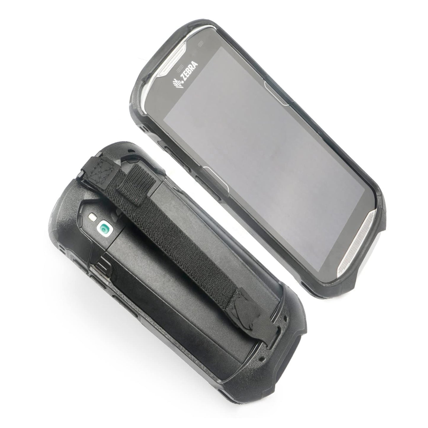 IYOUBOL Protective Cover Bumper Case Rugged Boot with Hand Strap for Zebra TC51 TC510K TC52 TC56 TC57 Black