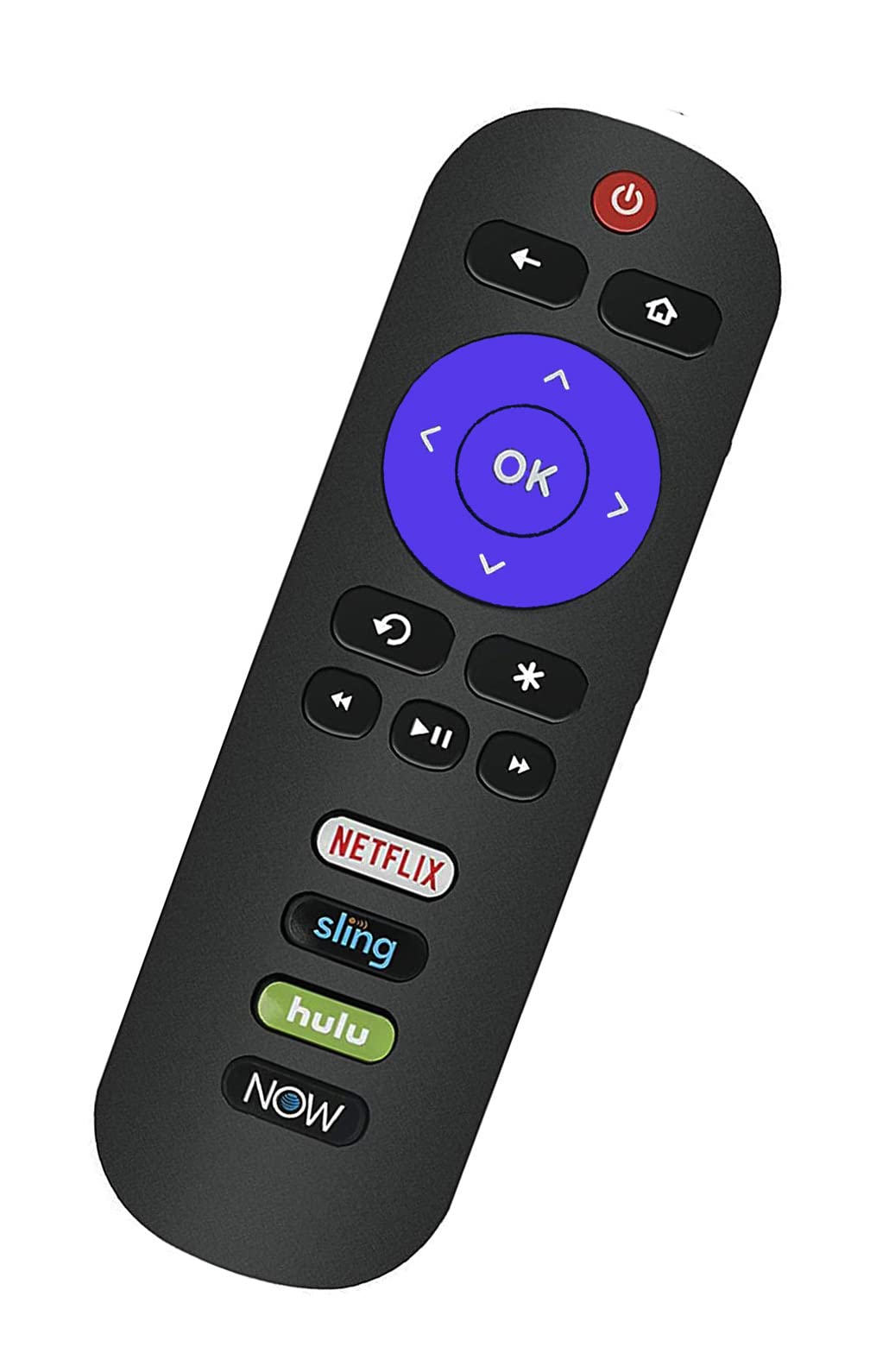 Universal Remote Control Compatible with All TCL Roku TV Remote (NO Setup Required)