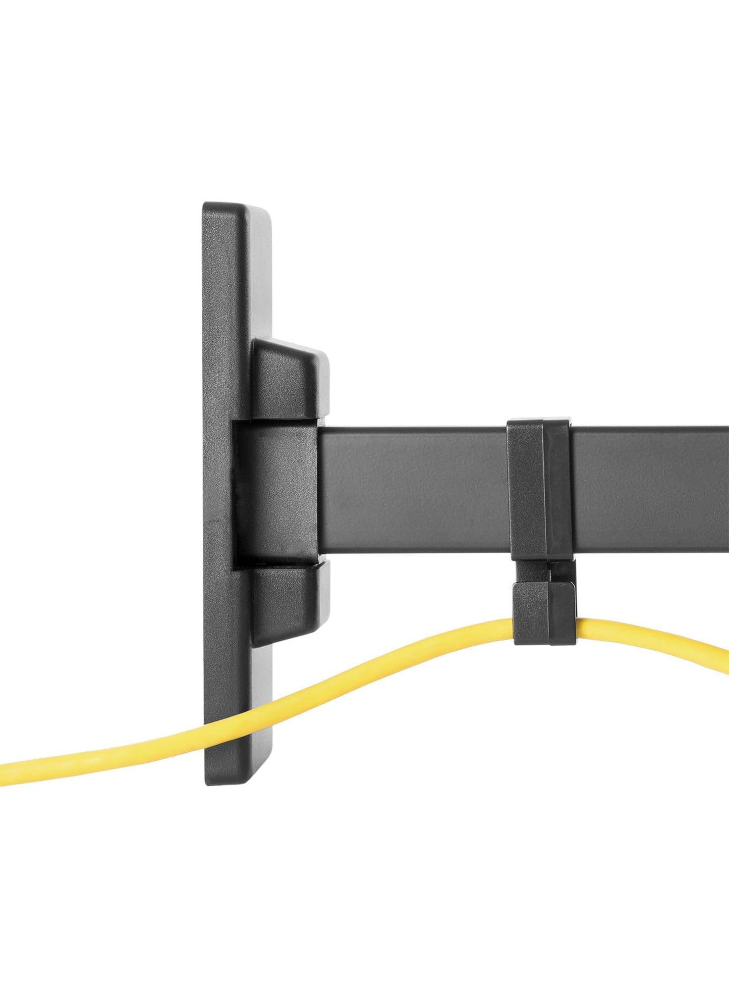 MANHATTAN Universal Wall Mounted TV Hardware Flat Panel TV Arm Single Arm Black 461399