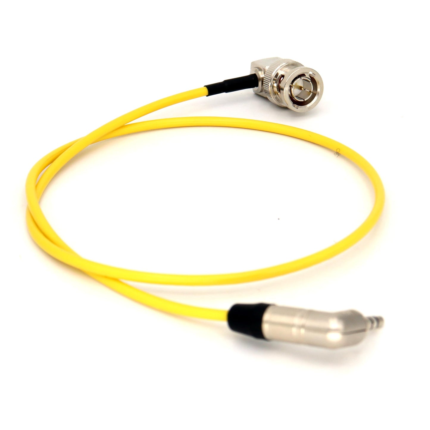 SZYingXian Timecode Cable Elbow 3.5mm to Straight/Right Angle BNC/SDI Cord for Canon C300/500, ARRI Amira, Zoom F8/F4, Blackmagic Pyxis, Sony Venice
