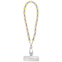SENLLY Wristlet Phone Lanyard Charm, Selected K9 Crystal Wrist Strap, Use Stainless Steel Hardware, Jewel Gift for Women